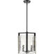 Aenon 3 Light 13 inch Matte Black Pendant Ceiling Light